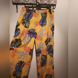 SHEIN Tropical Pants size XL